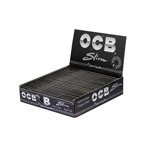 [ZI3P1/2] OCB Premium KS Slim, schwarz, 32 Blatt, VE25