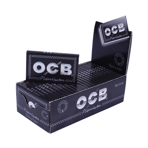 [ZI3PK] OCB Premium No. 4 Black 25*100 Sheets