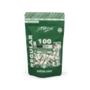 PURIZE Activated Charcoal Filters, Regular, 9 mm Ø, 100 Pcs, White