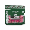 PURIZE Activated Charcoal Filters, Regular, 9 mm Ø, VE 50, Pink