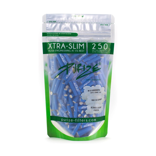 [ZU9SX250BL] PURIZE Activated Carbon Filter Blue 1x250, 5.9mmø, XTRA
