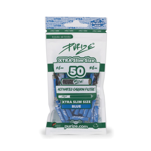 PURIZE Activated Carbon Filter Blue 1x50, 5.9mmø, XTRA
