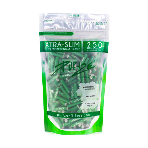 PURIZE Aktivkohlefilter grün 1x250er, 5.9mmØ, XTRA