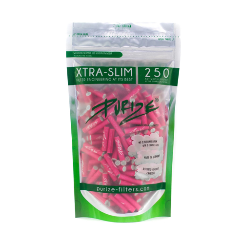 [ZU9SX250P] PURIZE Aktivkohlefilter Pink 1x250er, 5.9mmØ, XTRA