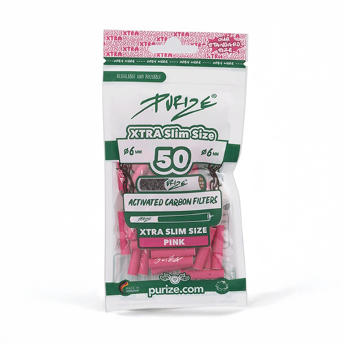 [ZU9SX50P] PURIZE Aktivkohlefilter Pink 1x50er, 5.9mmØ, XTRA