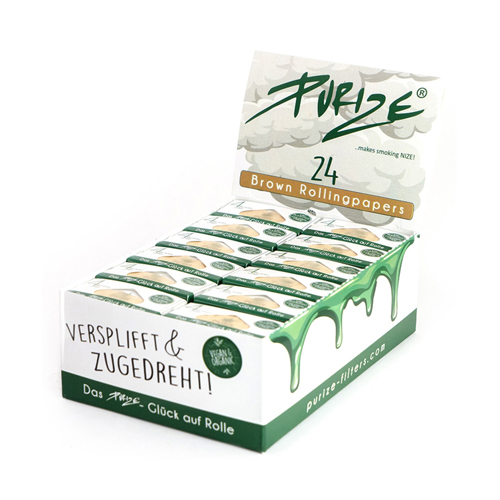 [ZI9ROW] PURIZE KS Slim ROLLS BROWN, VE24