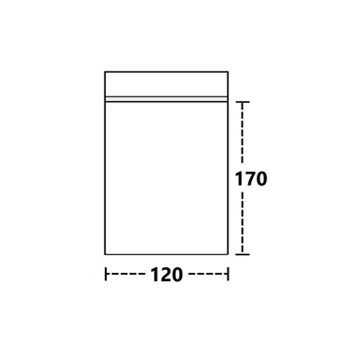 [TT120] Poly Bags 12 X 17 Cm, 100 Bags