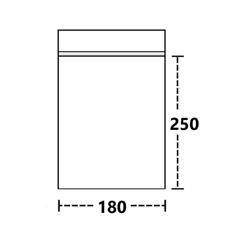 [TT180] Poly Bag 18 X 25 Cm, Bag Of 100