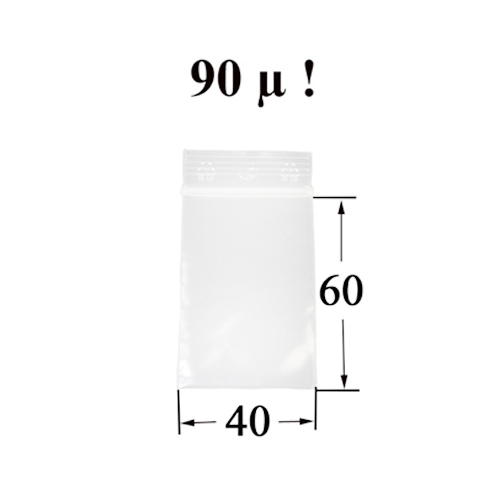 [TT1K90] Poly Bag 4 X 6 cm Thick-90my VE100