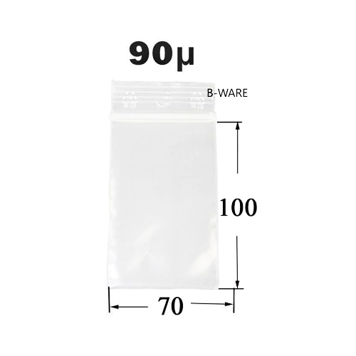 [TT290] Poly Bag 7 X 10 cm THICK 90 Microns, Pack Of 100