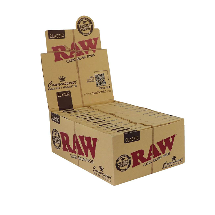 [ZI56P] RAW Connoisseur Ks+classic Pre-rolled Tips VE24