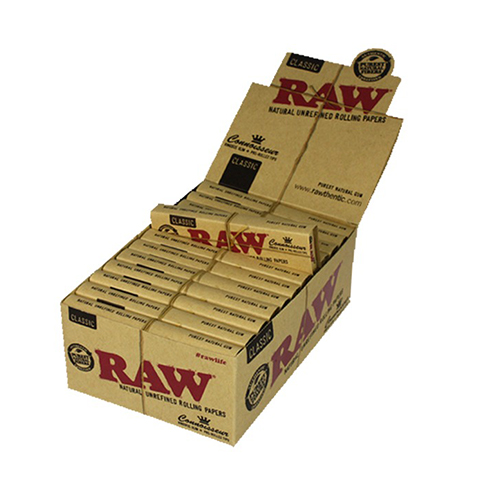 RAW-Connoisseur-KS+Classic-Pre Rolled Tips-VE24