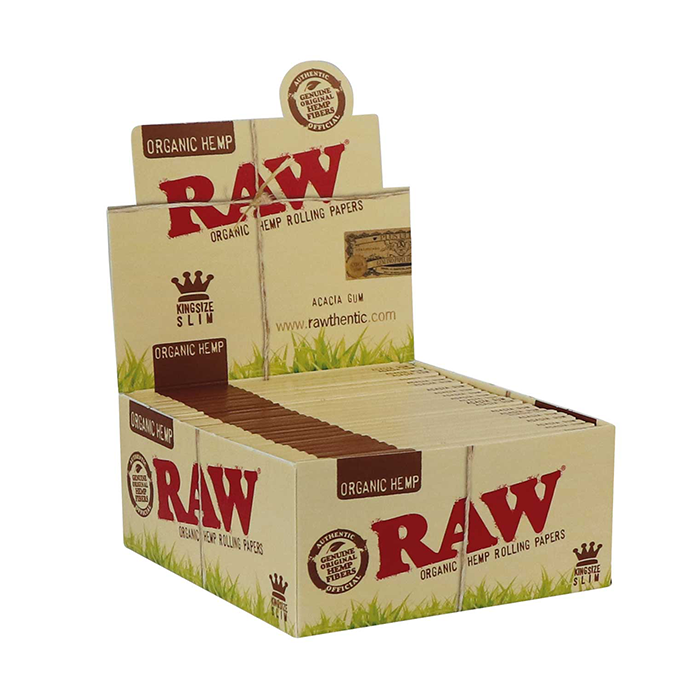 [ZI52] RAW-Organic-KS-Slim-Papers-VE50-32 LEAVES