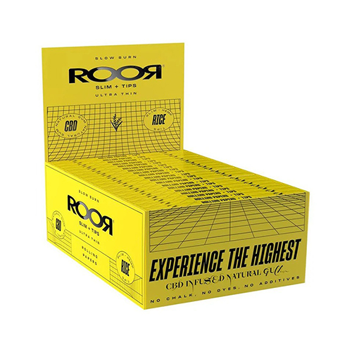 [ZIROOR3T] ROOR Rice King Size Slim + Tips With CBD VE32