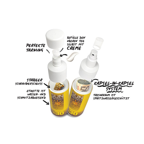 [CS75] Reise-Tresor Sonnenmilch Sun Protect