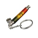 Schlüsselpfeife-rasta-7cm