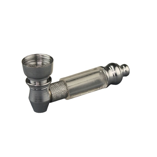[C19] Screw-on pipe, metal + plastic, 8 cm long
