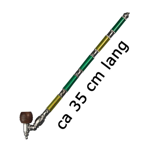 [C35] Schraubpfeife, extra lange 35cm, Metall/Kunststoff