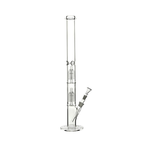 [SSC10173] Heavy, Tall 5 mm Bong, 2 X 4-arm Percolator, 60 cm