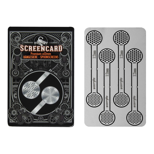 Screencard Hängesiebe 12mmØ, 8 Siebe Metallkarte