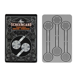 [SCHS15] Screencard Hanging Screens 15mmø, 6 Screens Metal Card