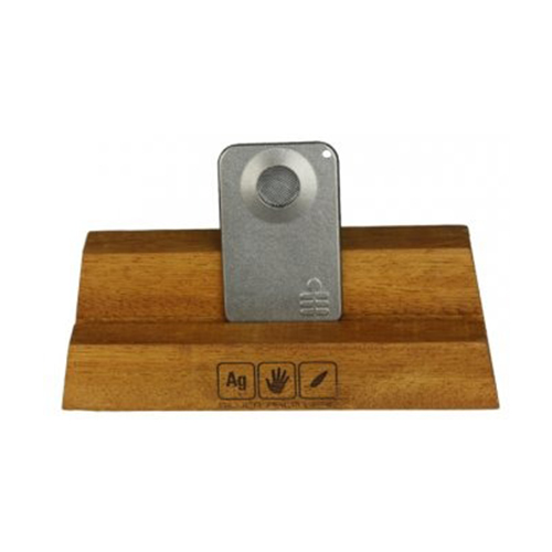 Silber Palm Leaf Magnet Pfeife, matt