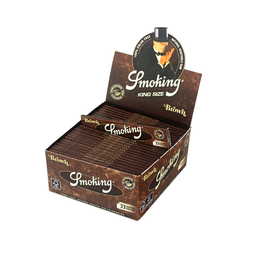 Smoking King Size braun-VE50, ungebleicht