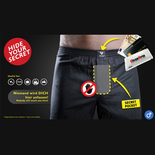 Special Underwear With Secret Compartment L Boxer Shorts