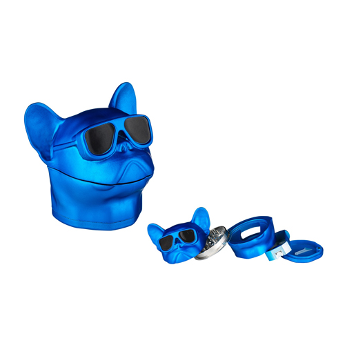Super Heroes Grinder Hund Brille, blau