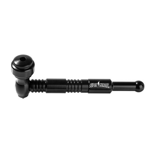 [PIPE43] Super Heroes Metallpfeife 10 cm, schwarz