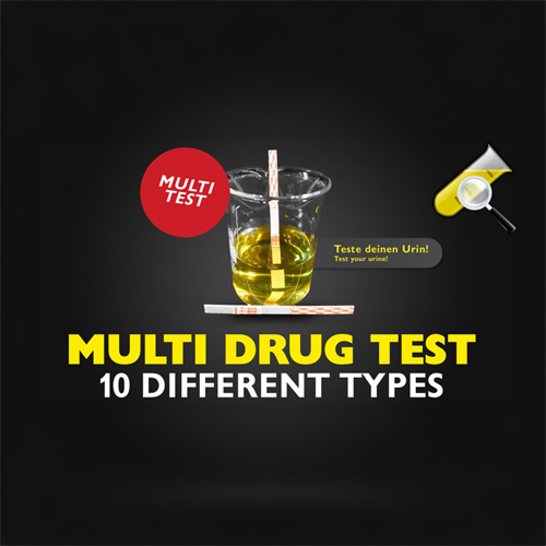 [CLU004-MD10] Urine Test Strips, Multi-drug Tests, 10-fold