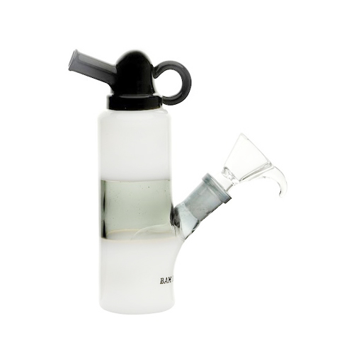 [SSC10143WT] Weiße Mini-Flaschen-Bong, 15cm