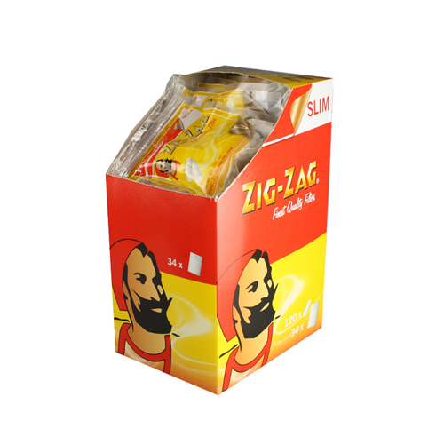 [TIP34] ZIG-ZAG Slim Filters, 6 mm Ø, VE 34 x 120 Pcs