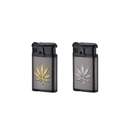 [HP76] Lighters With Cannabis Leaf, Pack Of 12