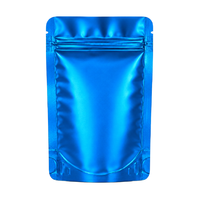 [MB14085MBL] Mylar Bag 140 X 85 Mm, Pack Of 50, MATTE Blue