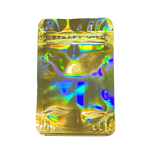 [MB14085GLHOL] Mylarbeutel 140 x 85 mm, VE50, Gold HOLOGRAPHIC