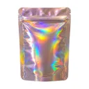 Mylarbeutel 140 x 85 mm, VE50, ROSE HOLOGRAPHIC