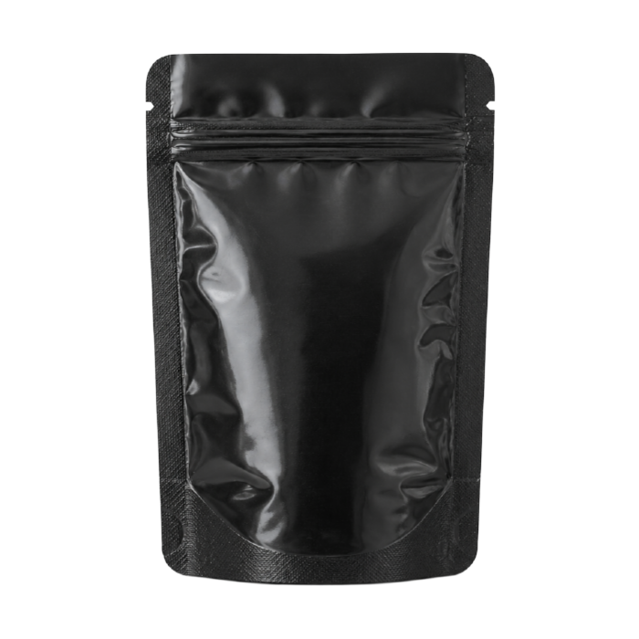 [MB14085BK] Mylarbeutel 140 x 85 mm, VE50, GLOSS Schwarz