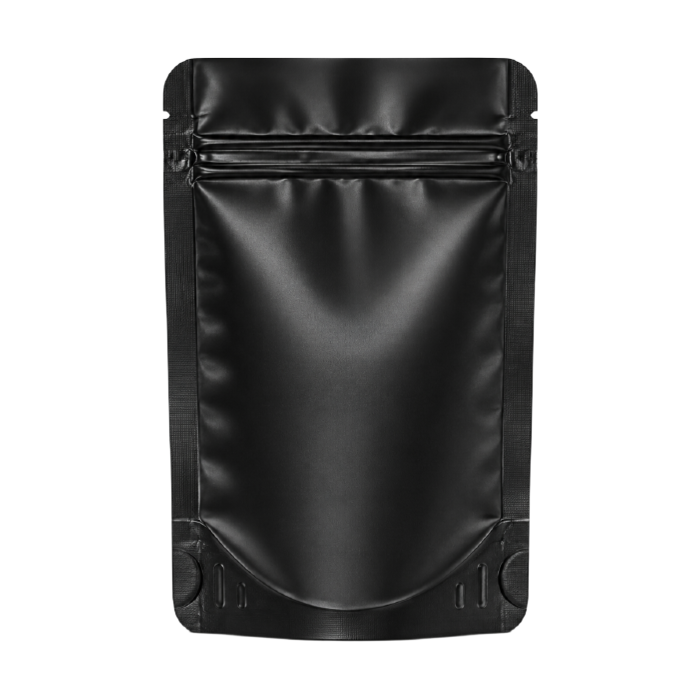 [MB14085MBK] Mylarbeutel 140 x 85 mm, VE50, MATTE Schwarz