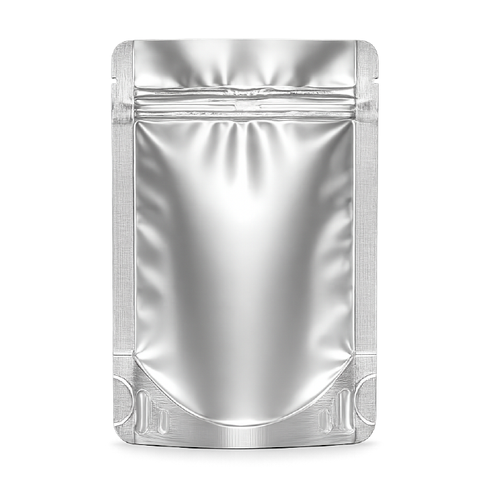 [MB14085SL] Mylar Bag 140 X 85 Mm, PU50, Silver