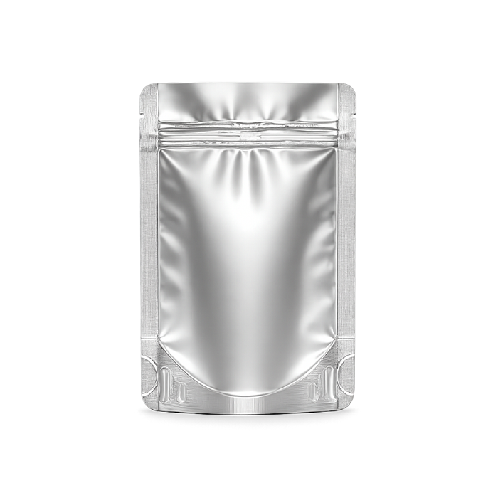 [MB14085SL] Mylar-Beutel, 140 × 85 mm, VE 50, silberfarben