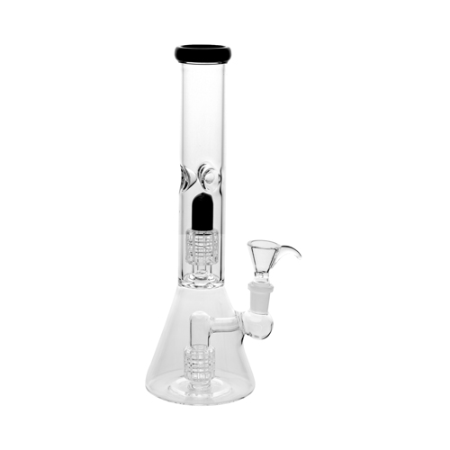 [SSC10138BK] Water Pipe, Standard Bong With Shower, 25 cm