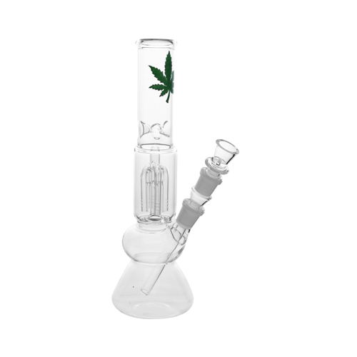 Glass Ice Bong With 4-arm Percolator, 30.5 cm