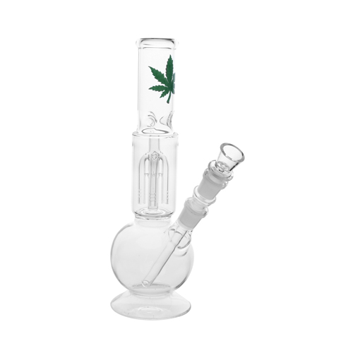 Glass Ice Bong With 4-arm Percolator, 30.5 cm
