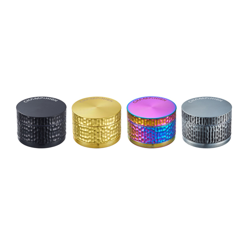 Metal Grinder, 52mmø, 4-piece, HAMMERED