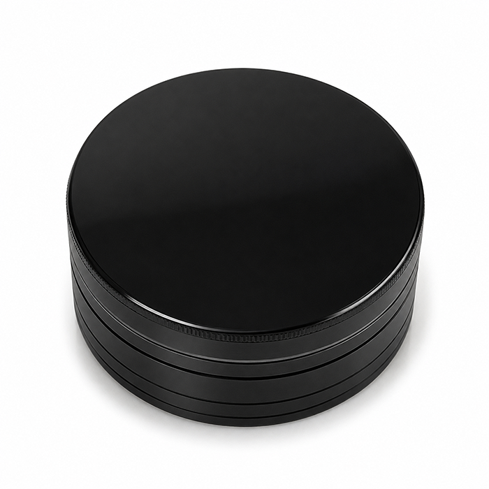 Aluminum Grinder 5 cm 2 Parts Black