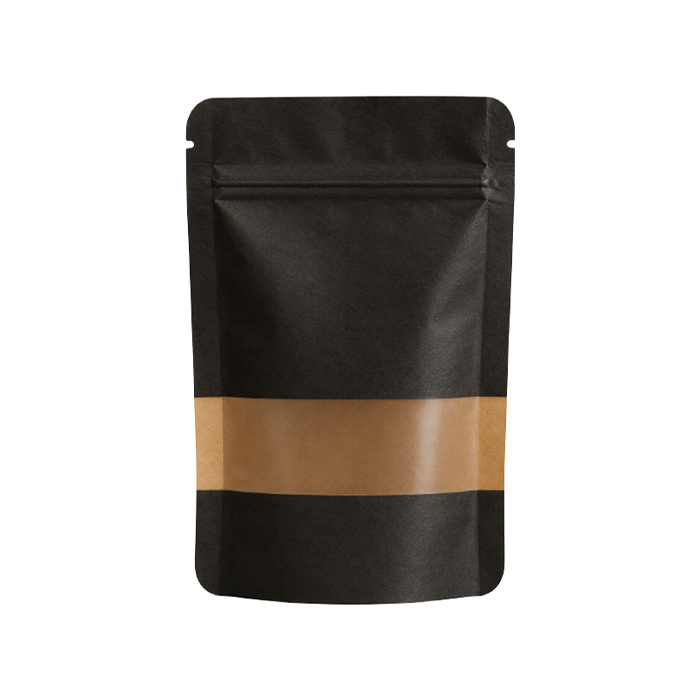 Kraft Paper Bag, 140 X 85 mm, VE 50, Black