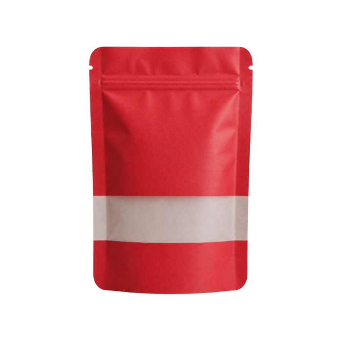 Kraft Paper Bag, 140 X 85 mm, VE 50, Red