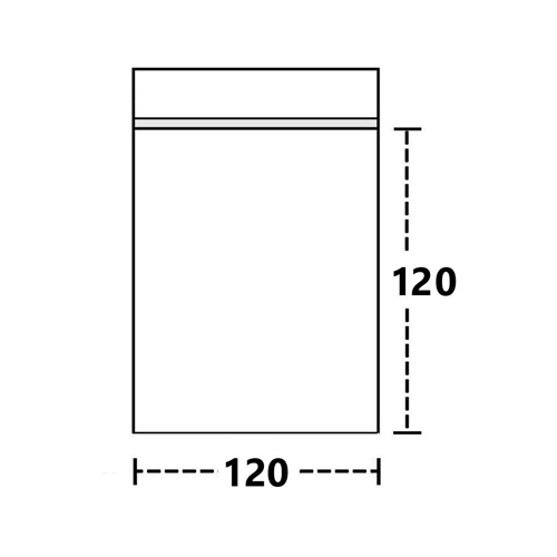 Poly Bag 12 X 12 Cm, Bag Of 100