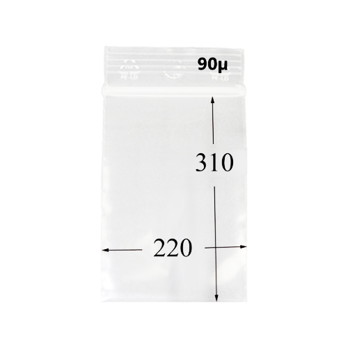 Polybeutel 220 × 310 mm, 90 µ, VE 100